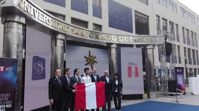 Stefano Peschiera portará la bandera en la ceremonia inaugural