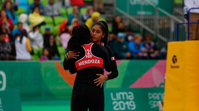 La dupla peruana en vóley playa Lisbeth Allca y Alexandra Mendoza estuvo imparable