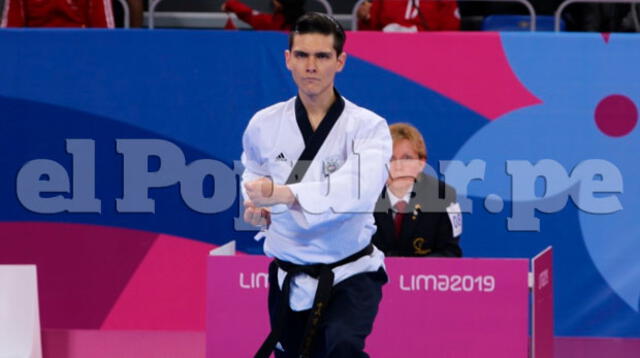 Hugo Del Castillo consiguió la primera medalla para Perú en Taekwondo