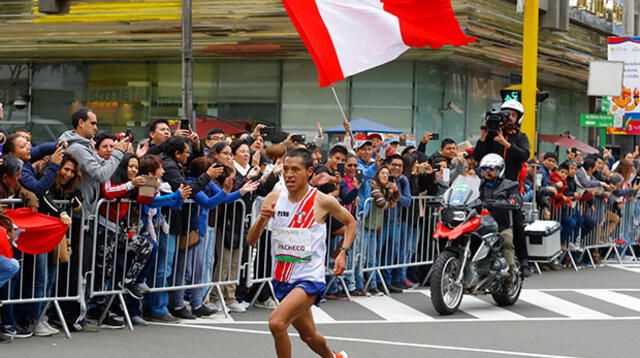 Cristian Pacheco ganó la medalla de oro en maratón masculino