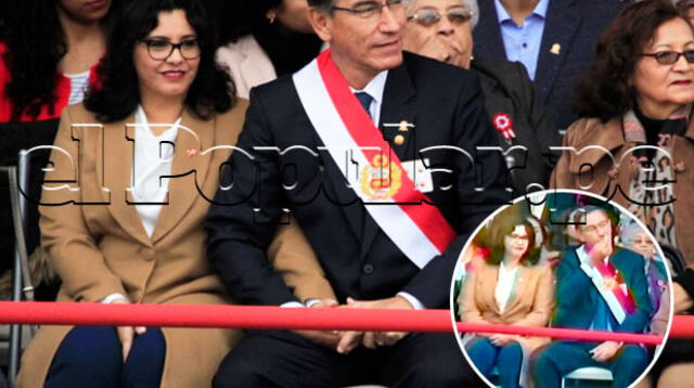 Martín Vizcarra rompe protocolo en la Gran Parada Militar