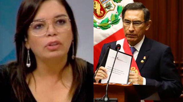 Milagros Leiva lanzó duro comentario contra el presidente Martín Vizcarra