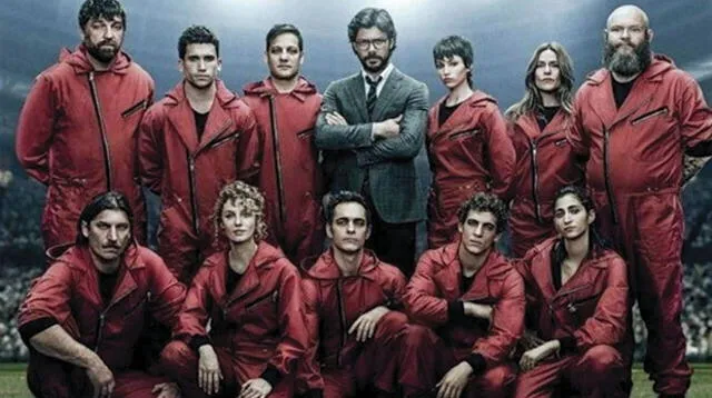 La Casa de Papel se emite en la plataforma de Netflix