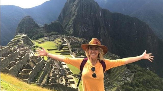 Fernanda Castillo quedó maravillada con Machu Picchu en el Cusco 