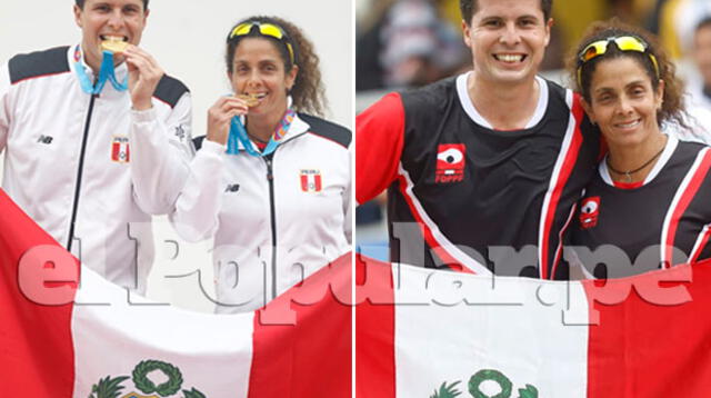 Asi fue la premiación de Kevin Martínez y Claudia Suárez tras ganar medalla de oro en frontón
