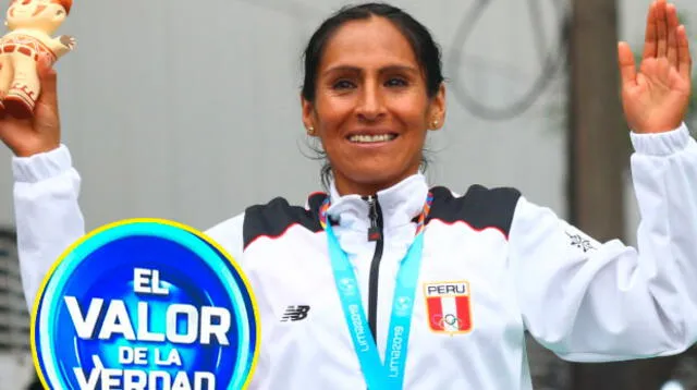 La fondista peruana Gladys Tejeda estará este sábado a las 10:00 p.m. en El valor de la verdad