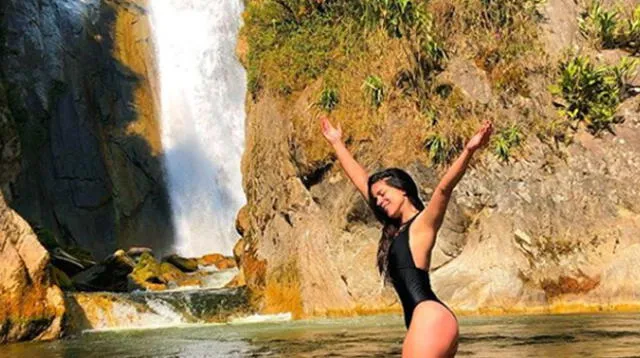 Vanessa Terkes viajó hasta la selva peruana Vanessa Terkes viajó hasta la selva peruana