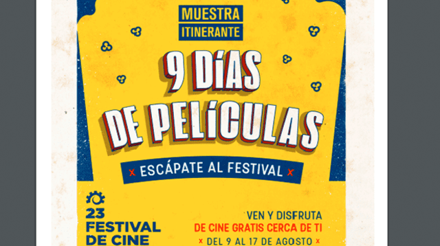 El Festival de Cine de Lima transcurre con proyecciones gratuitas para el público