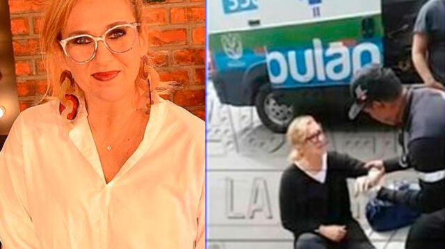 Katia Condos se pronunció luego de sufrir accidente automovilístico 