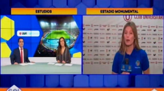 Entrenador de Universitario de Deportes tiene desplante con reportera en entrevista 