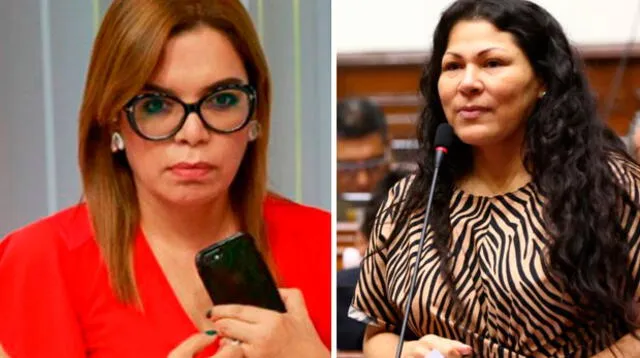 Milagros Leiva difundió un presunto documento de la congresista Yesenia Ponce