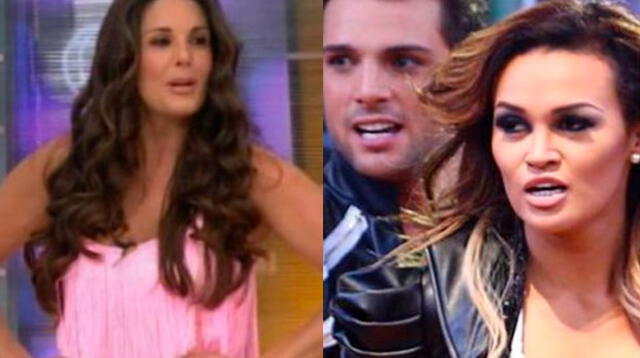 Rebeca Escribens evita hablar sobre Nicola Porcella y Angie Arizaga