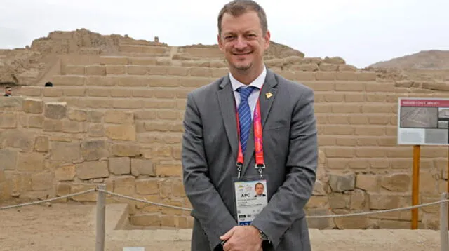 , Andrew Parsons equien estuvo presente en la ceremonia del Encendido de la Antorcha Parapanamericana  Lima 2019