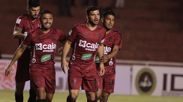 Bernardo Cuesta fue el autor del primer gol del Melgar.  FOTO: César Condori