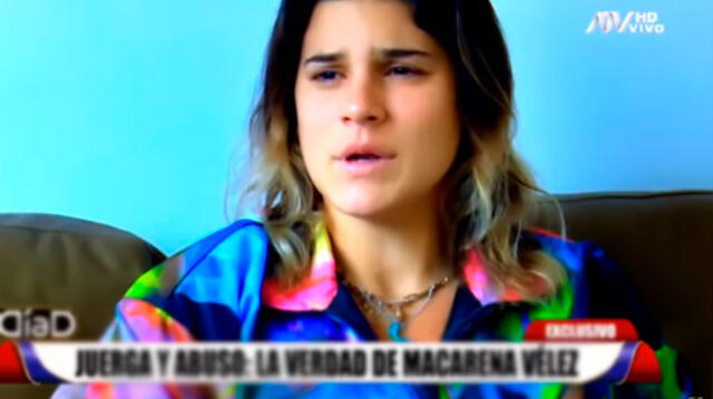 Macarena Vélez rompió su silencio y se quebró tras hablar sobre el acoso sexual del cual fue víctima