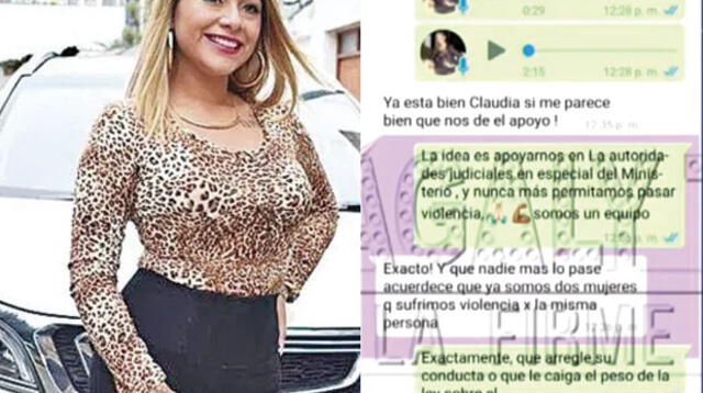 Abogada muestra chats de conversación con Gianella Ydoña