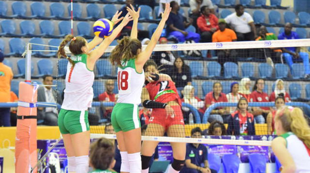 Perú Cayó 3 a 2 ante Bulgaría en el Mundial U 18 en el Cairo FOTO: Federación Internacional de  voleibol