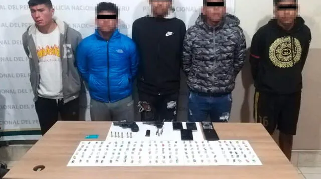 Detienen a banda delincuencial conformada por menores de edad   