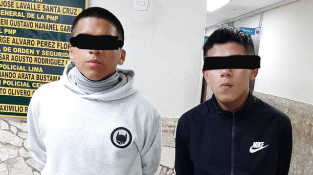 Adolescentes son detenidos tras robar celular a una mujer