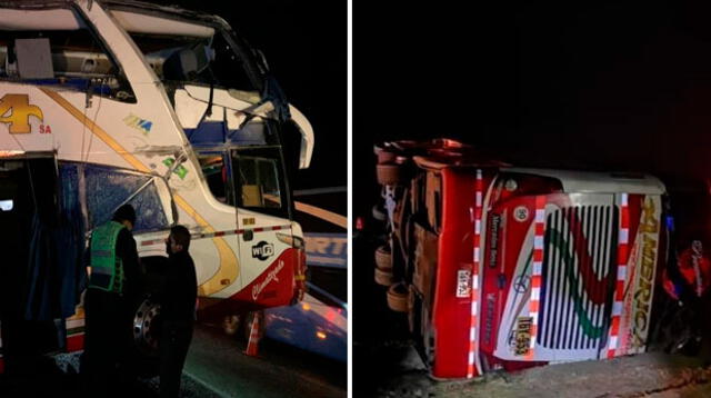 Volcadura de bus deja tres muertos y 16 heridos 