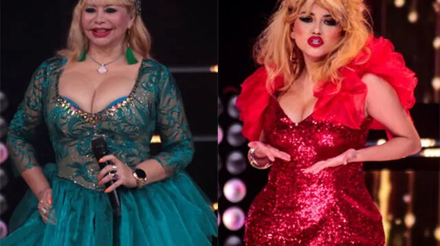 Susy Díaz felicitó a Amy Gutiérrez por su imitación en "El artista del año" 