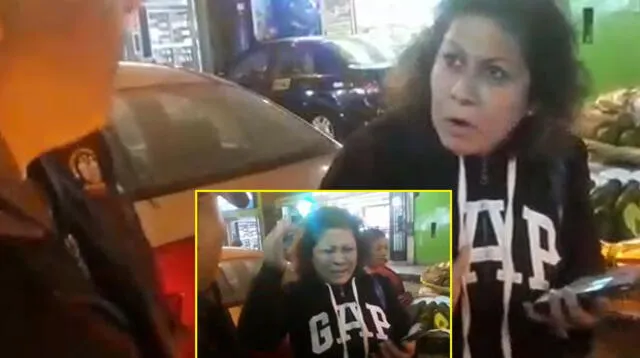 La mujer dijo defender a vendedora ambulante