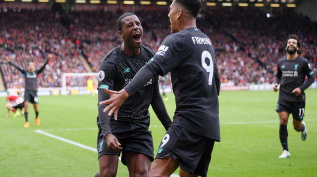 Georginio Wijnaldum a los 70 minutos anotó el gol de la victoria del Liverpool