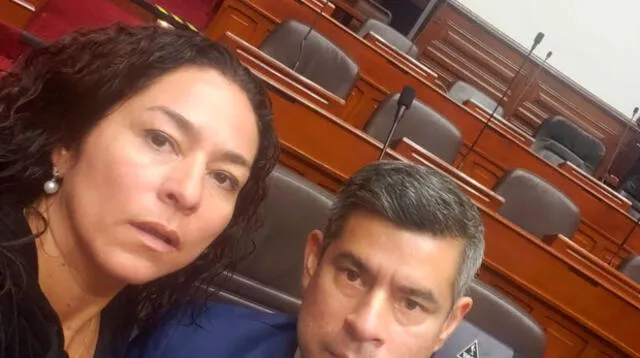 Cecilia Chacón pasó la noche en el Congreso