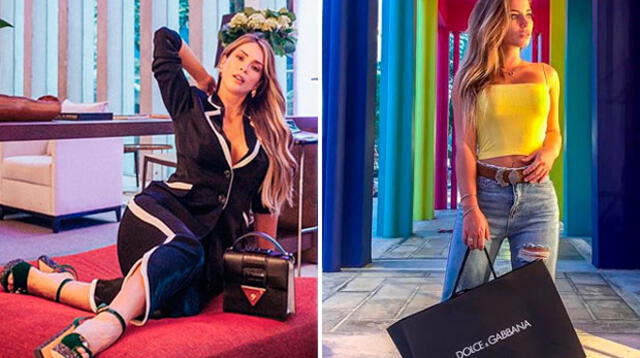Sheyla Rojas se luce con la marca Victoria's Secret y Flavia Laos con Dolce & Gabbana