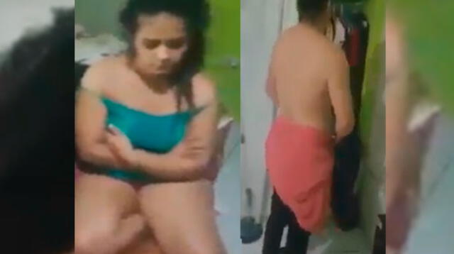 Imágenes del video viral que grabó la señora