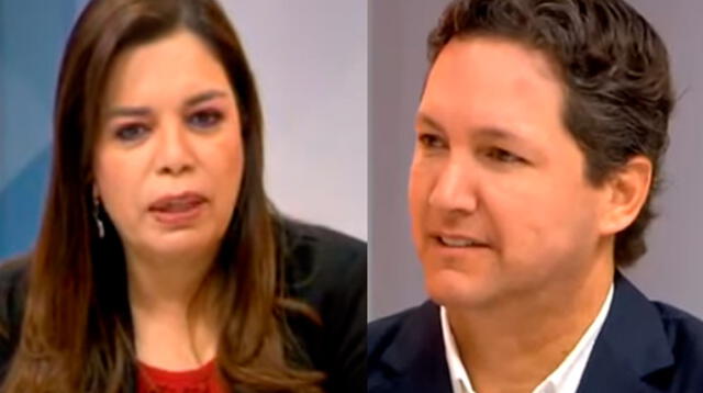 Milagros Leiva y Daniel Salaverry se enfrentan en vivo