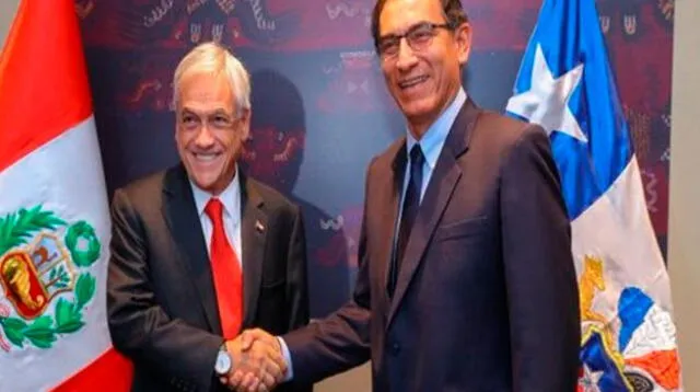 Martín Vizcarra y Sebastián Piñera se reúnen en III Gabinete Binacional Perú - Chile