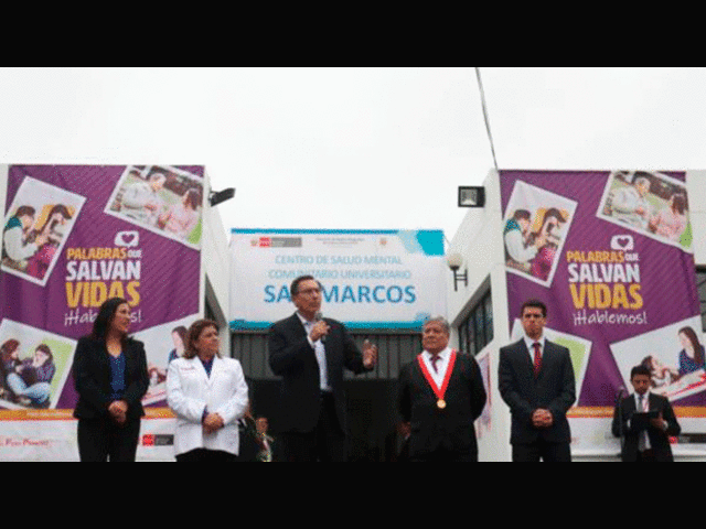 Inauguran centro de salud mental comunitario en la Universidad Nacional Mayor de San Marcos