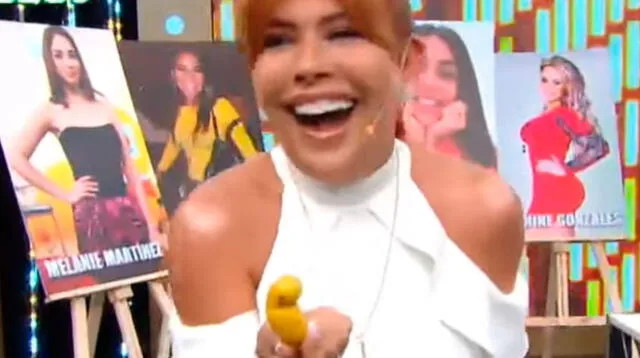 Magaly se burla del cantante en su programa 