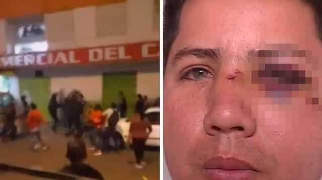 5 fiscalizadores fueron retirados por violenta gresca, indicó la Municipalidad de Lima