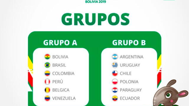 CONMEBOL dio a conocer los grupos para el sudamericano sub 15 a disputarse en Bolivia