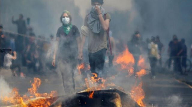 Continúan protestas en Chile