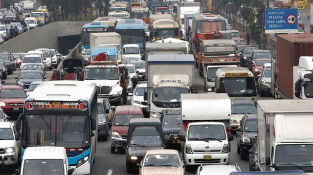 Lima una de las ciudades con más tránsito vehicular 