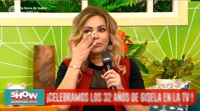 Gisela Valcárcel se quiebra al recordar todo lo que sufrió para llegar a ser quien es en la actualidad