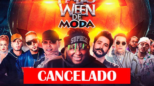 Concierto por Halloween fue cancelado