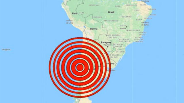 El fuerte sismo se sintió en diferentes regiones de Chile