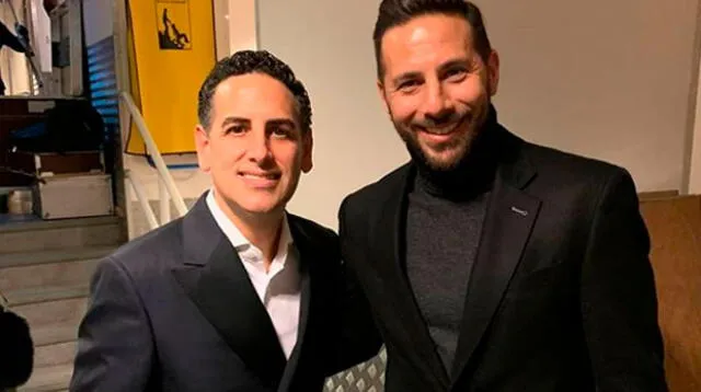 Claudio Pizarro y Juan Diego Flórez juntos en Alemania