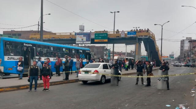 Delincuente fue herido por Policia en San Martín de Porres