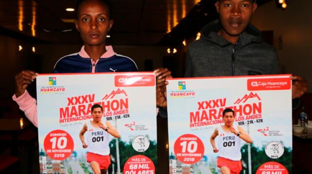  Shewarge Alene Amare y Julius Keter presentes en la  XXXV Maratón de los Andes