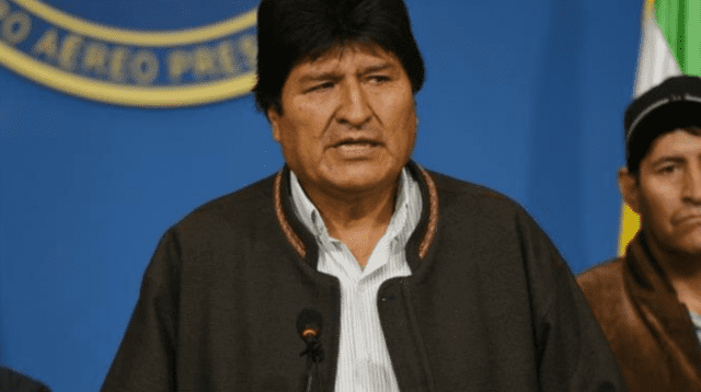 Al salir de la sede de gobierno en La Paz, Morales se encuentra en la zona de Cochabamba.
