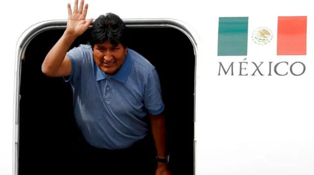 Evo Morales arribó a México