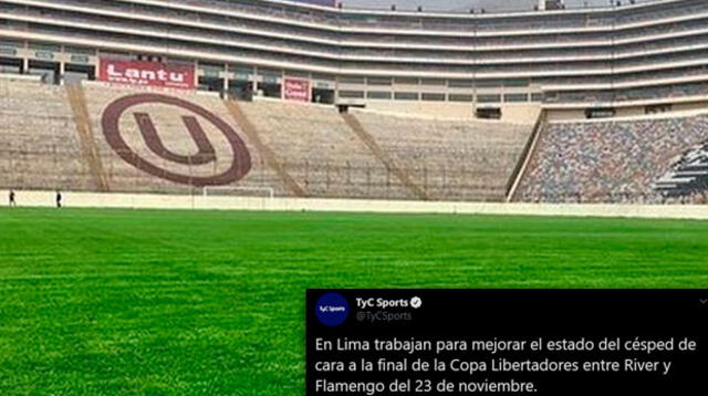River Plate vs. Flamengo: TyC Sports critica al Estadio Monumental