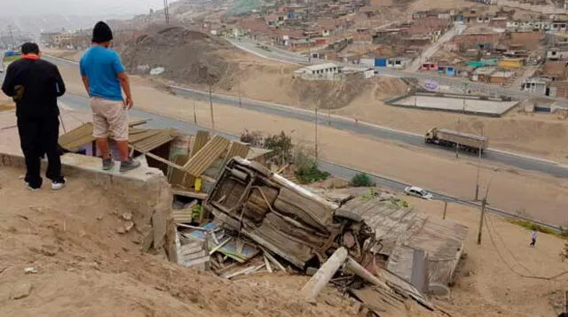 Vivienda ha quedado al aire libre y agraviada contó cómo se habría dado el accidente