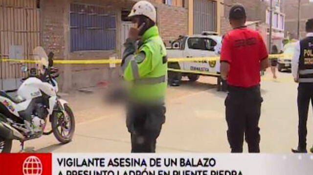 El vigilante fue detenido y trasladado a la Depincri de Puente Piedra.