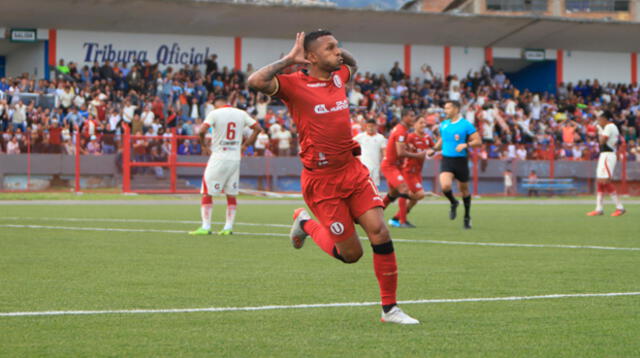 Quintero celebra el gol que ponía a la 'U' por 1-0 FOTO: LIBERO